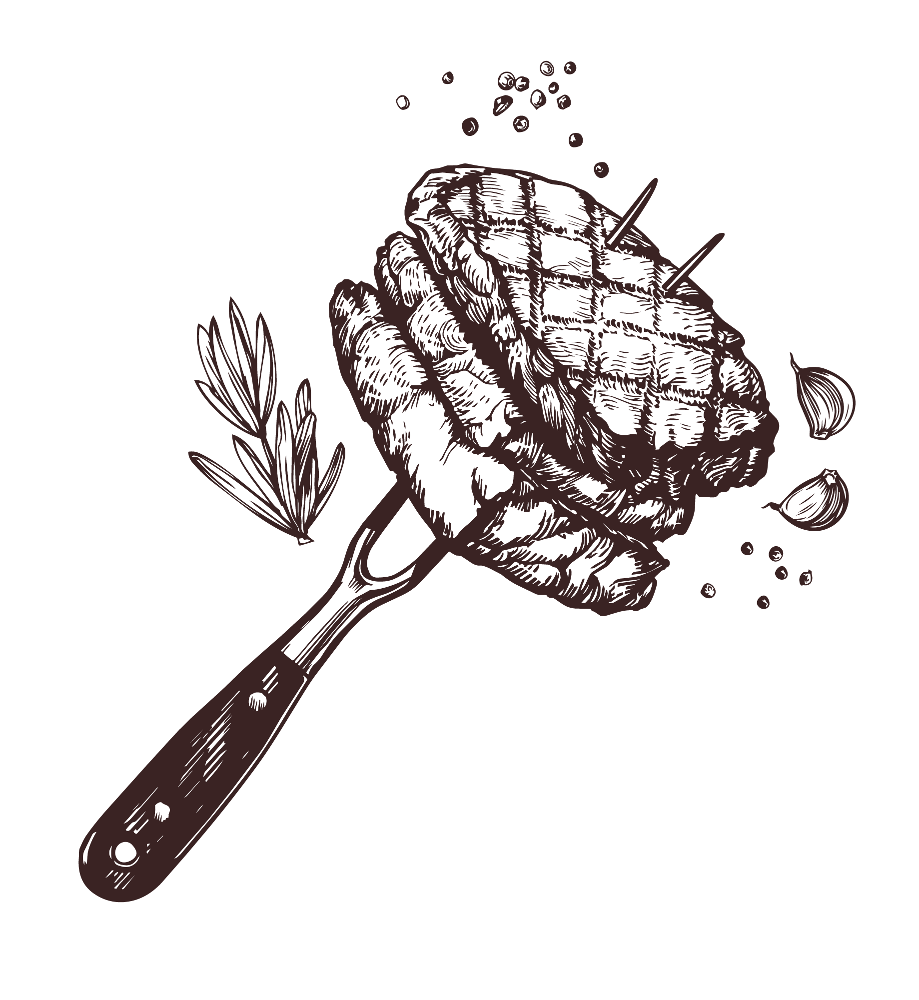 Gegrilltes Steak mit Rosmarin als Illustration für hochwertige Fleischqualität